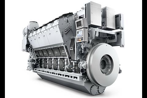 Nuyina has 16-cylinder MAN 32/44CR main engines. A 12-cylinder model is depicted here. (credit: MAN ES)
